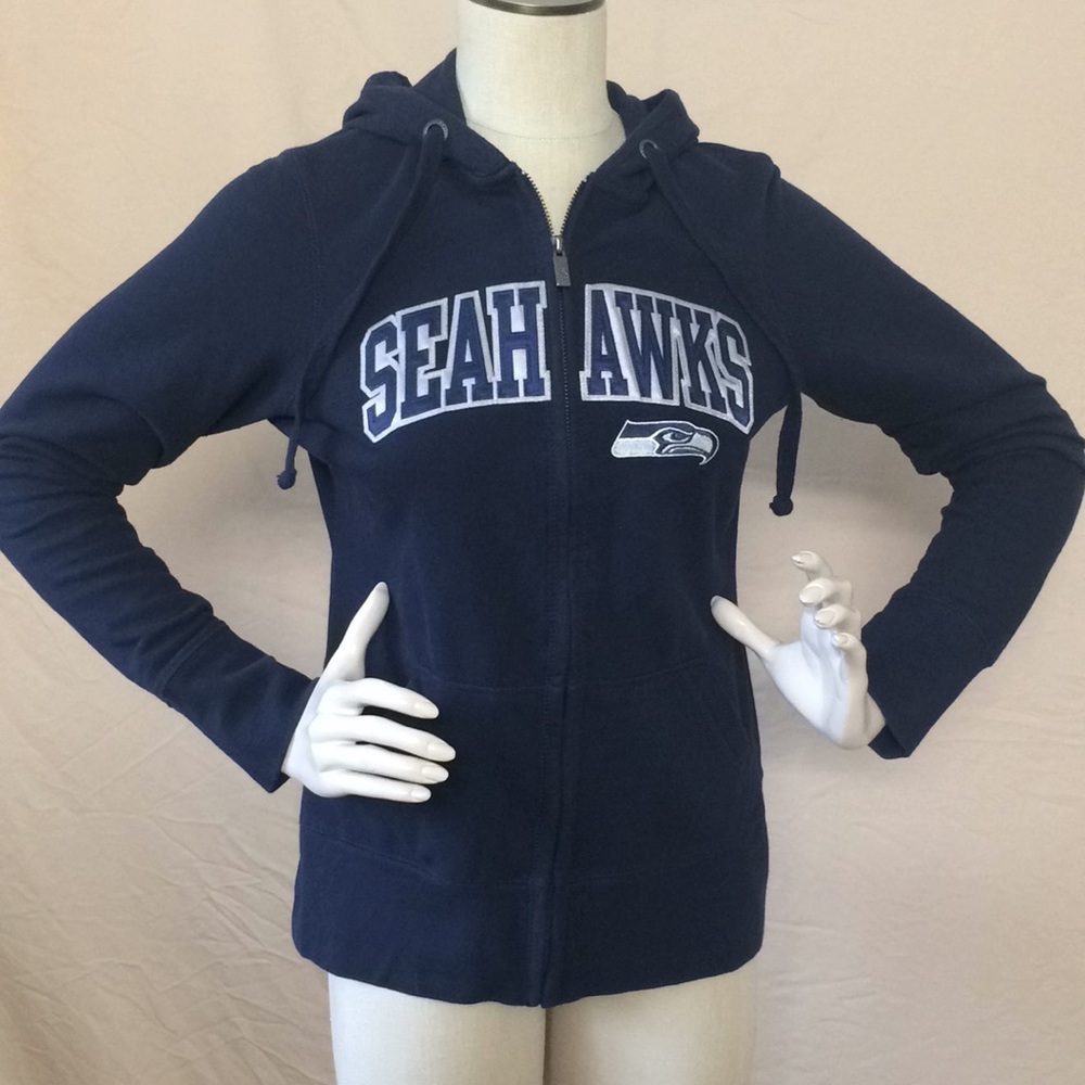 Zip front hoodie Seahawks